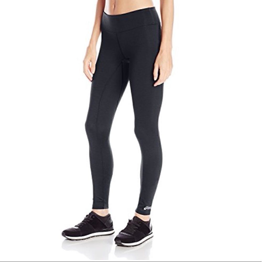 𝅺euc ASICS Women's PR Tight Bottom leggings black med tall